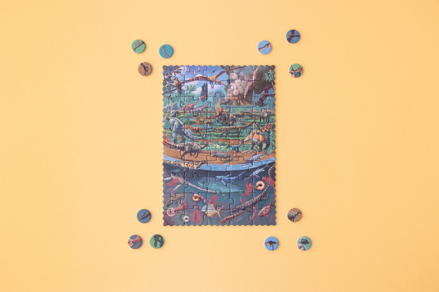 Londji - Dinosaurs Tiny Puzzle - 50 Teile