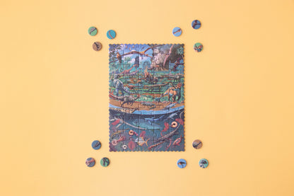 Londji - Dinosaurs Tiny Puzzle - 50 Teile