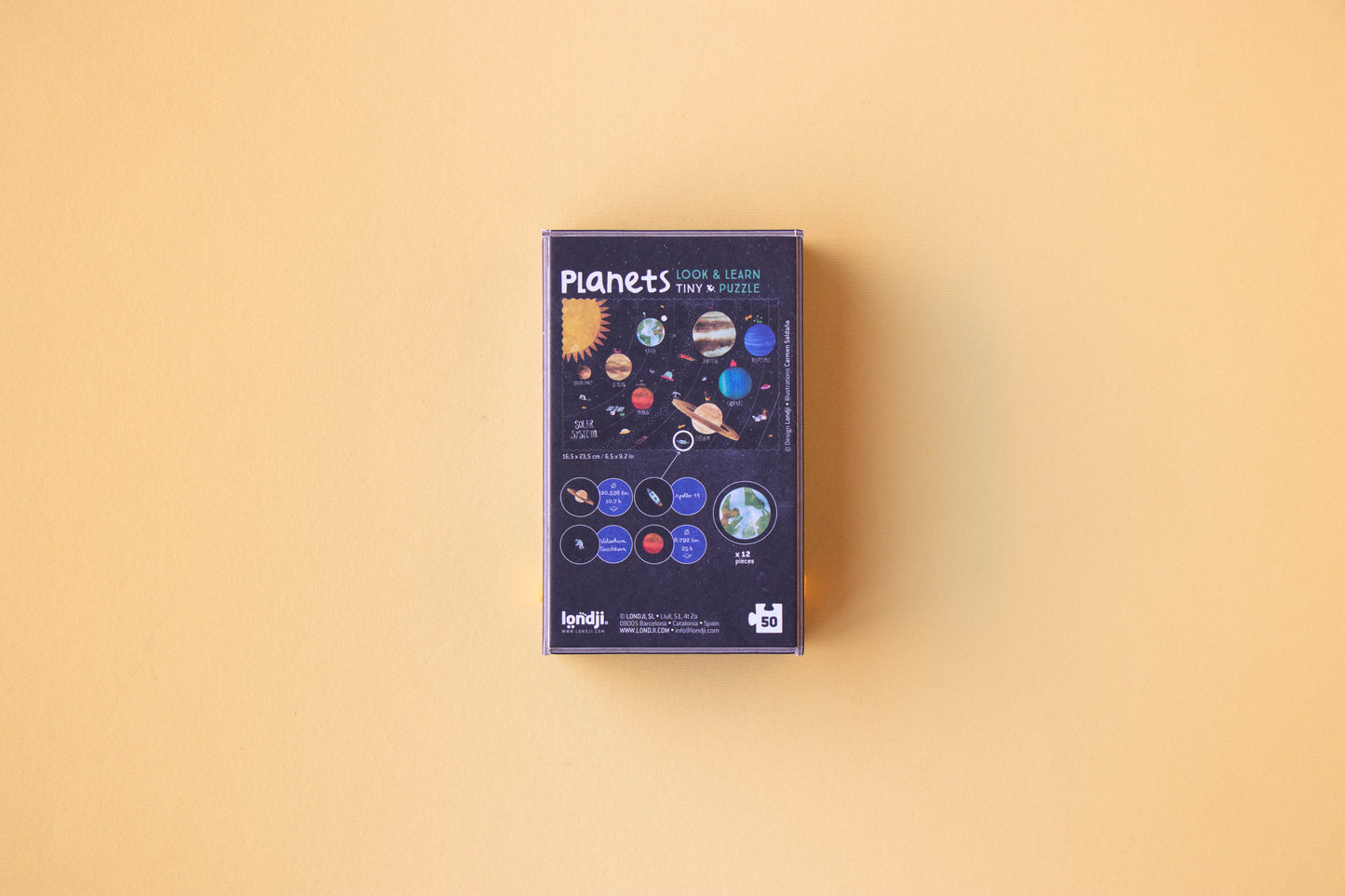 Londji - Planets Tiny Puzzle - 50 Teile