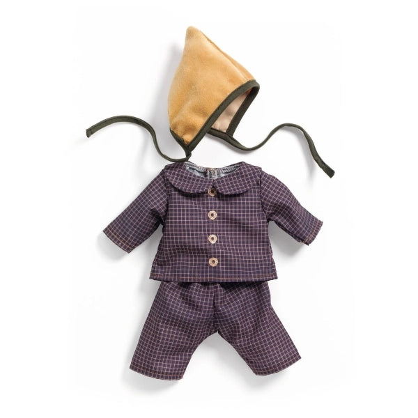 Puppenkleidung Ambre von POMEA mit Kleid und Zubehör für 30-34cm große Puppen