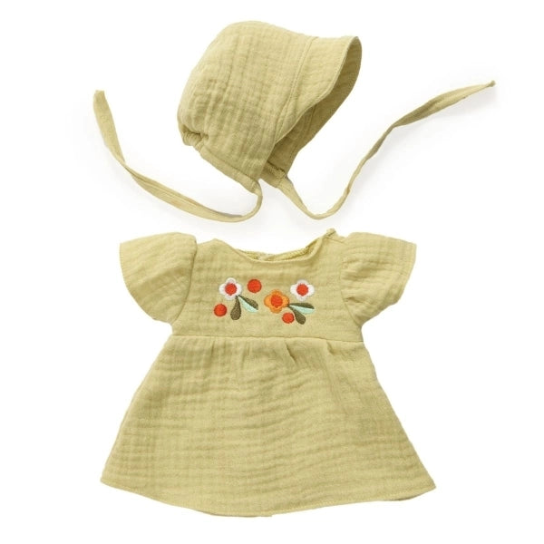 Puppenkleidung Lili Blum von POMEA mit Blumenmuster für 30-34cm Puppen