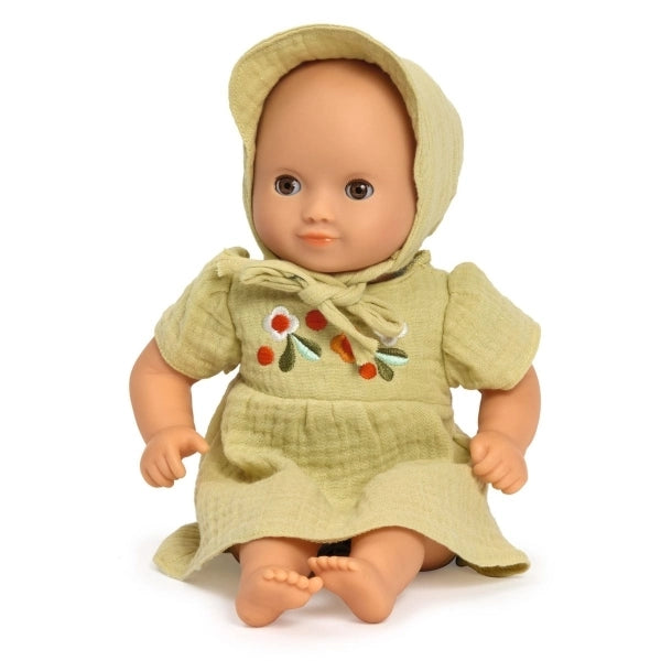 Puppenkleidung Lili Blum von POMEA mit Blumenmuster für 30-34cm Puppen