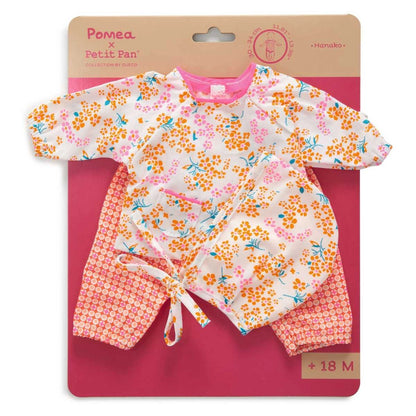 Puppenkleidung Hanako von POMEA mit traditionellem japanischem Design für 30-34cm Puppen