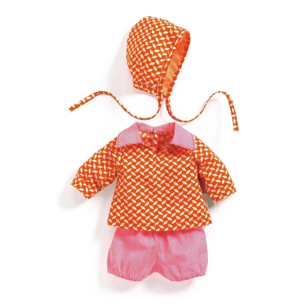 Puppenkleidung-Set Pépin von POMEA für 30-34cm große Puppen mit durchdachten Verschlüssen