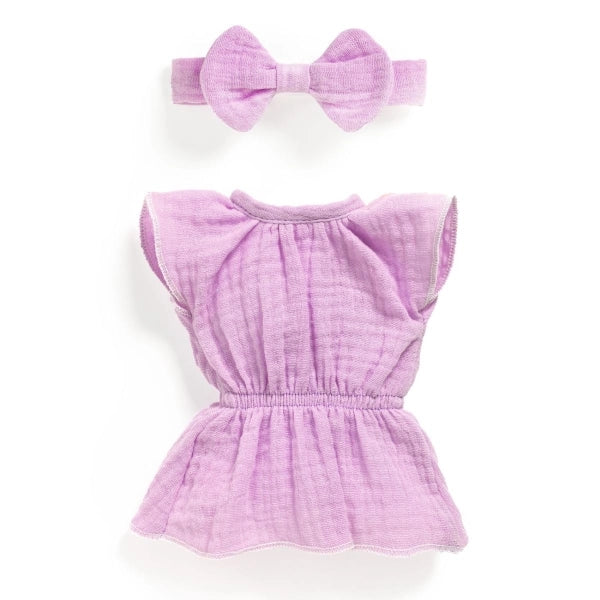 Puppenkleidung Lovely Violette von POMEA in zartem Violett für 32-cm-Puppen