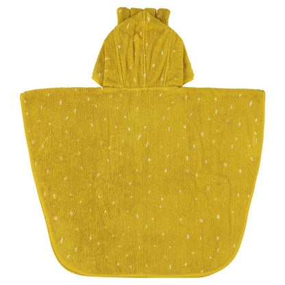 Kinderponcho Trixie Mr. Lion mit aufgesticktem Löwengesicht in Creme und Braun