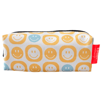 Engel Mäppchen mit gelbem Smiley-Motiv, robuste Schreibwaren für die Schule
