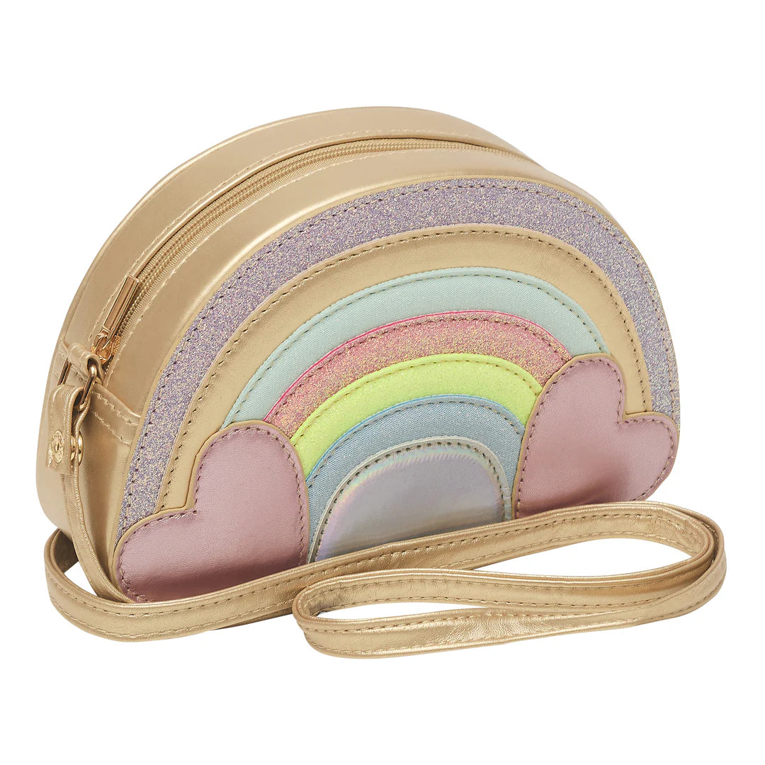 Kinderhandtasche Rainbow Bag von Mimi & Lula mit buntem Regenbogen-Muster
