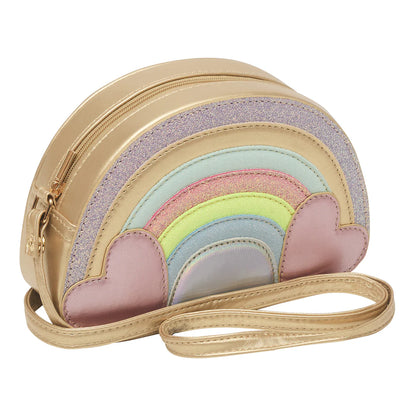 Kinderhandtasche Rainbow Bag von Mimi & Lula mit buntem Regenbogen-Muster