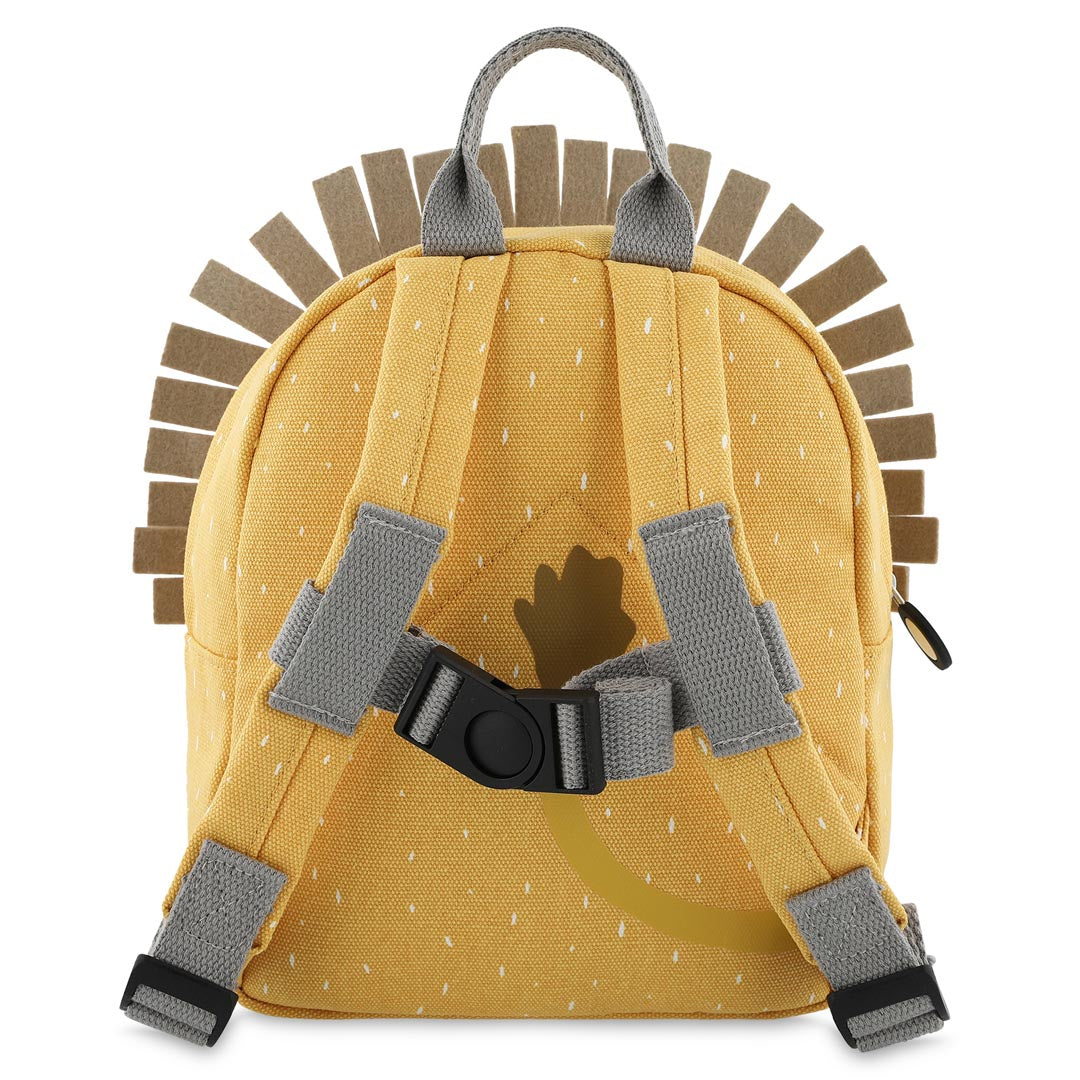 Trixie-Rucksack klein Mr. Lion mit Löwen-Motiv in Creme und Orange, 5,25 Liter