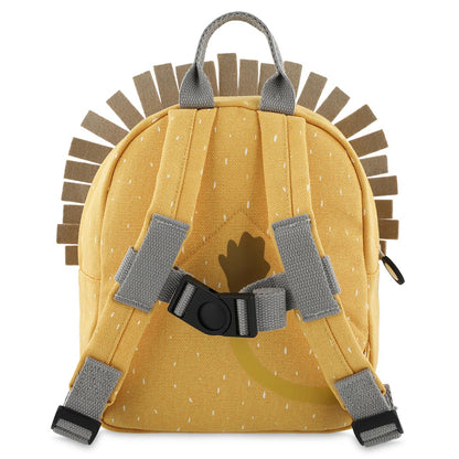 Trixie-Rucksack klein Mr. Lion mit Löwen-Motiv in Creme und Orange, 5,25 Liter