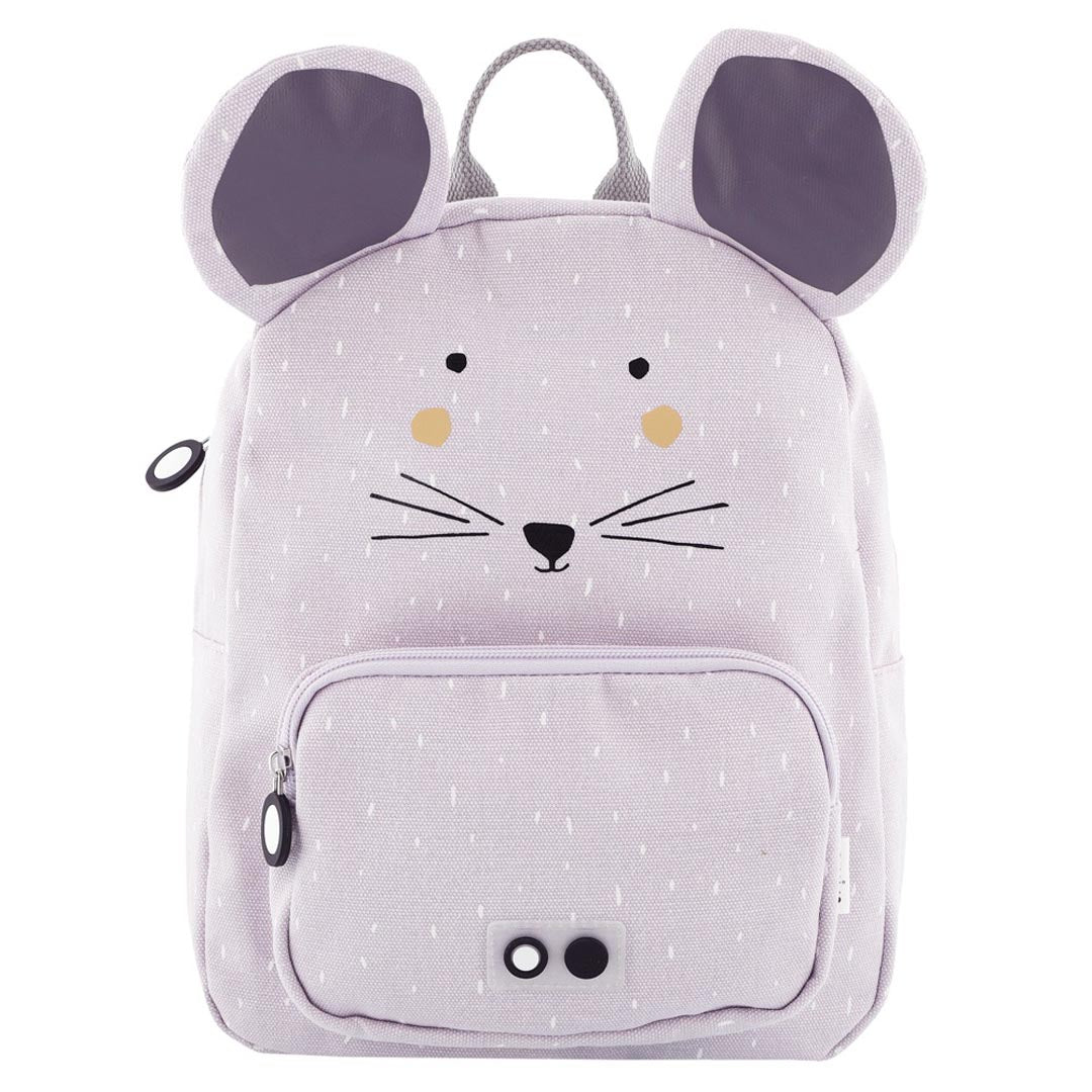 Kinderrucksack Mrs. Mouse von Trixie mit Mäusen-Motiv, 7,5 Liter, verstellbare Träger
