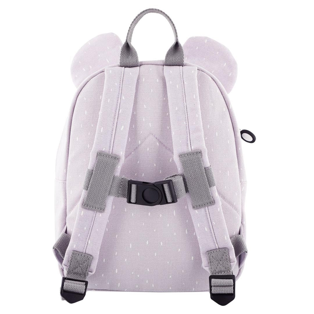 Kinderrucksack Mrs. Mouse von Trixie mit Mäusen-Motiv, 7,5 Liter, verstellbare Träger