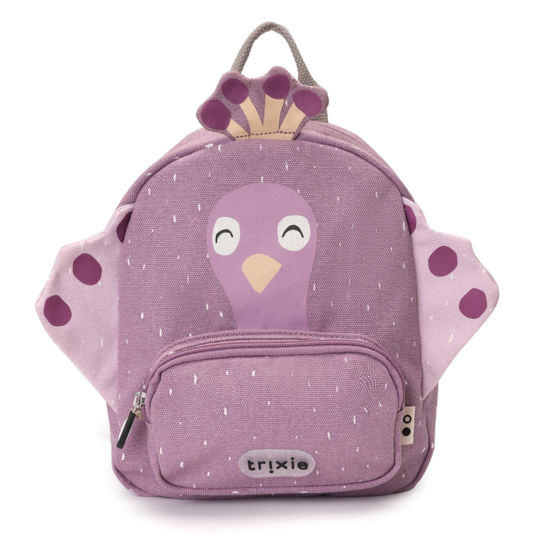 Kleiner Kinderrucksack Trixie Mrs. Peacock mit Pfau-Motiv, 5,25 Liter