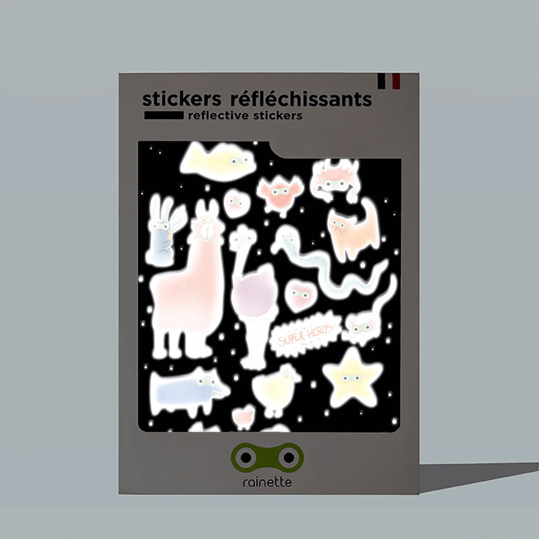 Rainette - Reflektierende Sticker - Super Heros