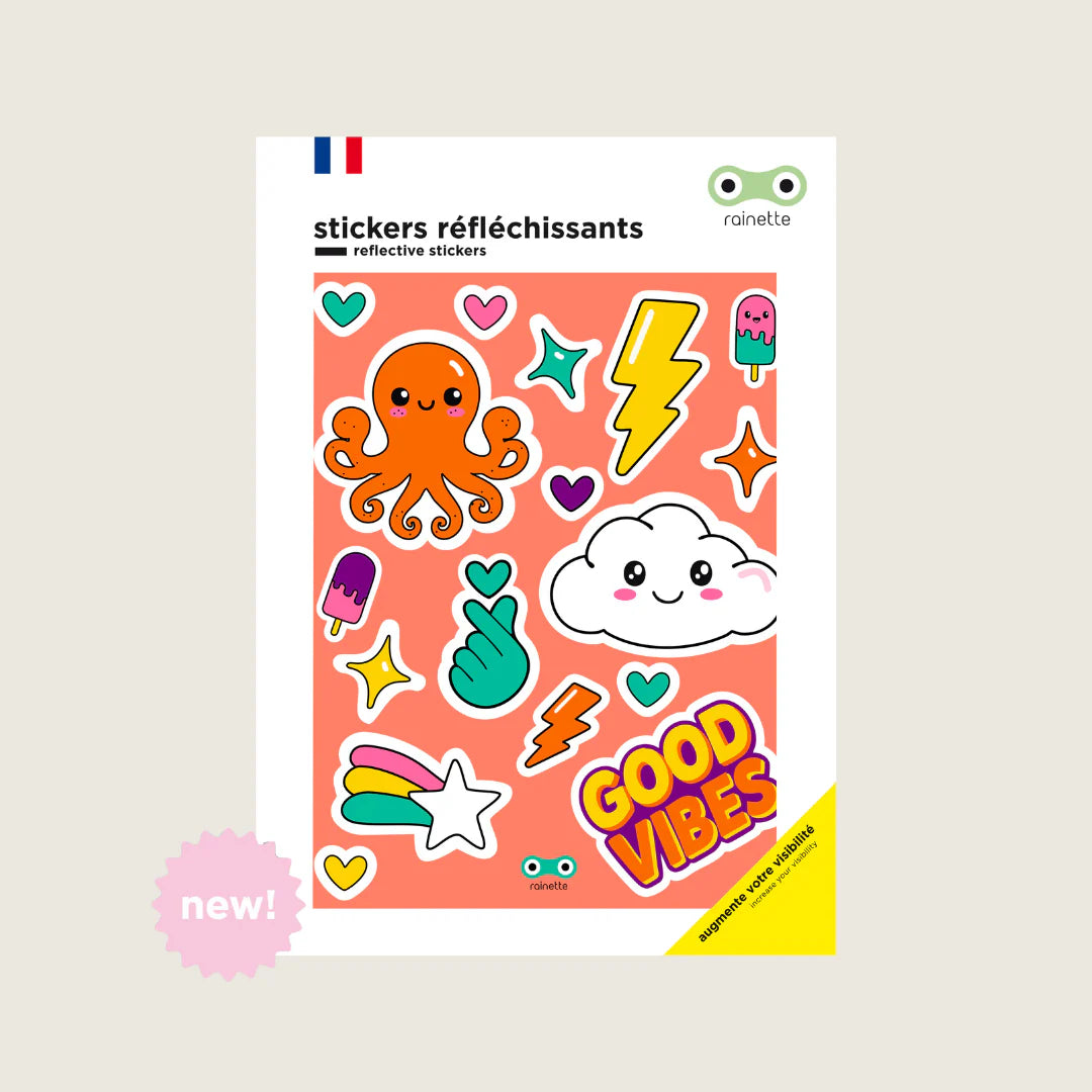 Rainette - Reflektierende Sticker - Good Vibes