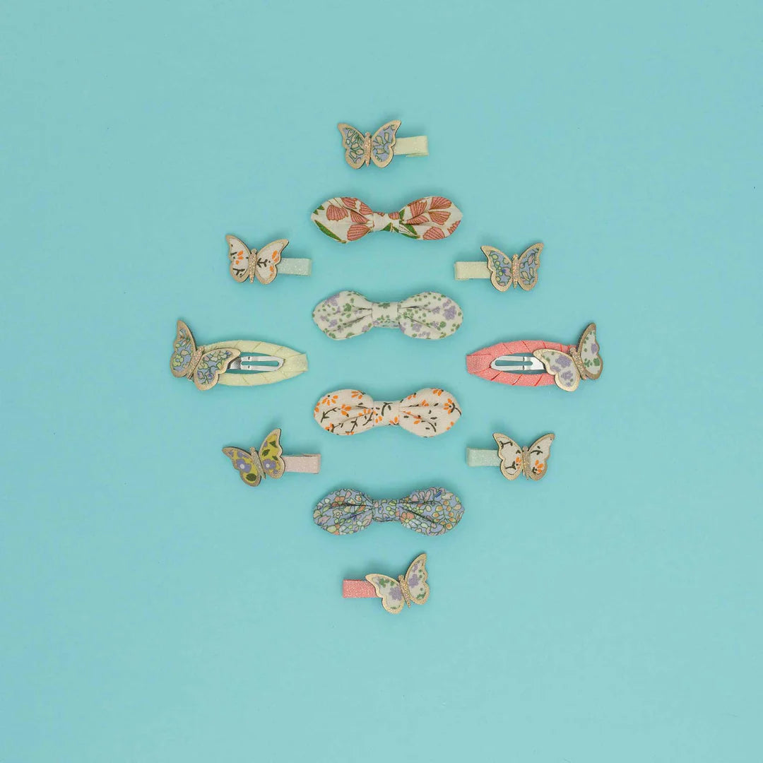 Haarspangen Schmetterling von Mimi & Lula mit farbenfrohem Design