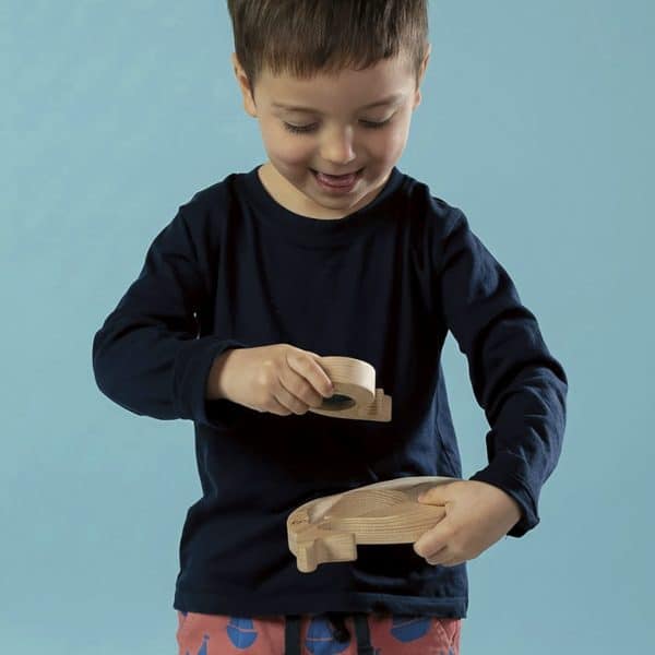 Petit Boum - Sensorikpuzzle - Wal & Baby