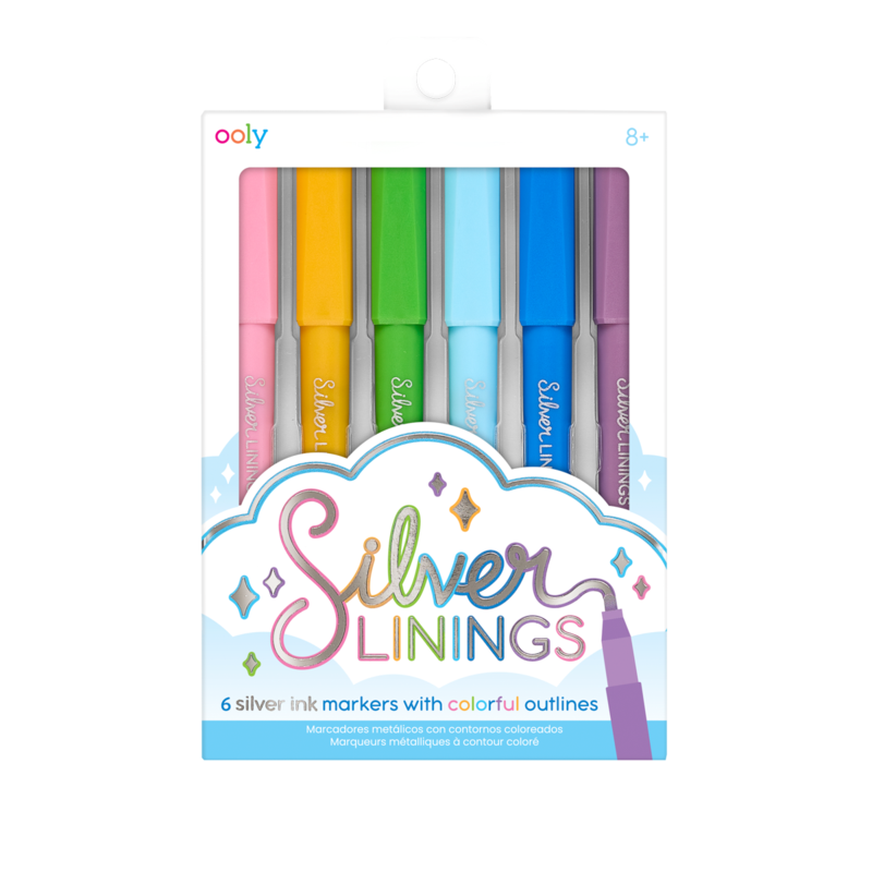 ooly - Silver Linings Outline Markers