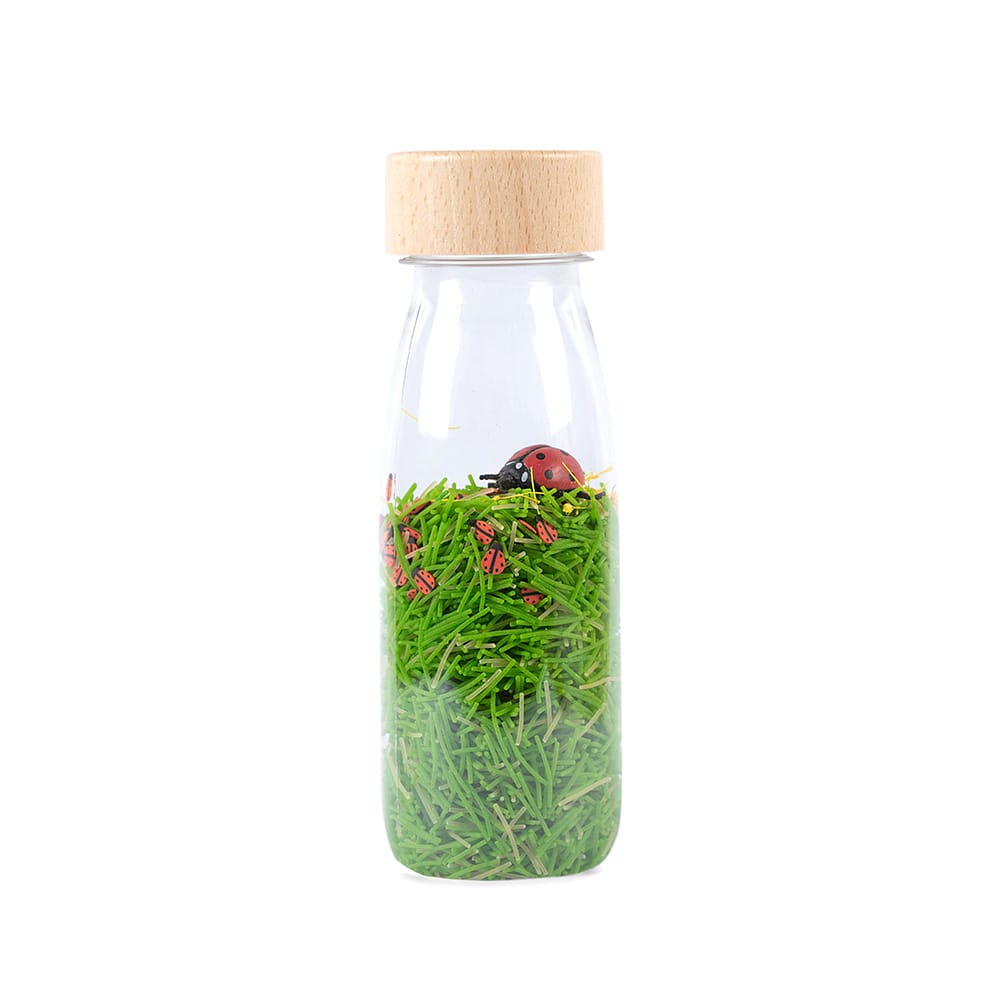 Petit Boum - Sensorikspielzeug Sound Bottle - Ladybirds