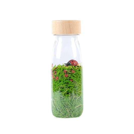 Petit Boum - Sensorikspielzeug Sound Bottle - Ladybirds