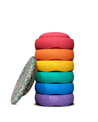 Stapelstein® Blush Special Rainbow Set + Gratis Board
