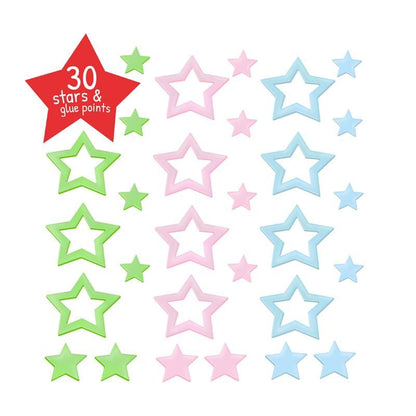 Nachtleuchtende Sticker Traumsticker von Trendhaus mit leuchtenden Motiven für Kinderzimmer