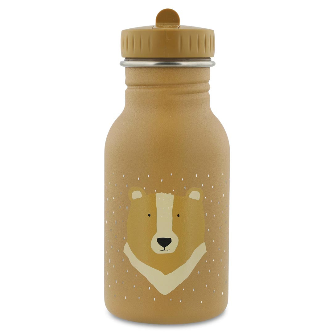 Edelstahl-Trinkflasche 350ml Mr. Bear von Trixie mit Bärenmotiv