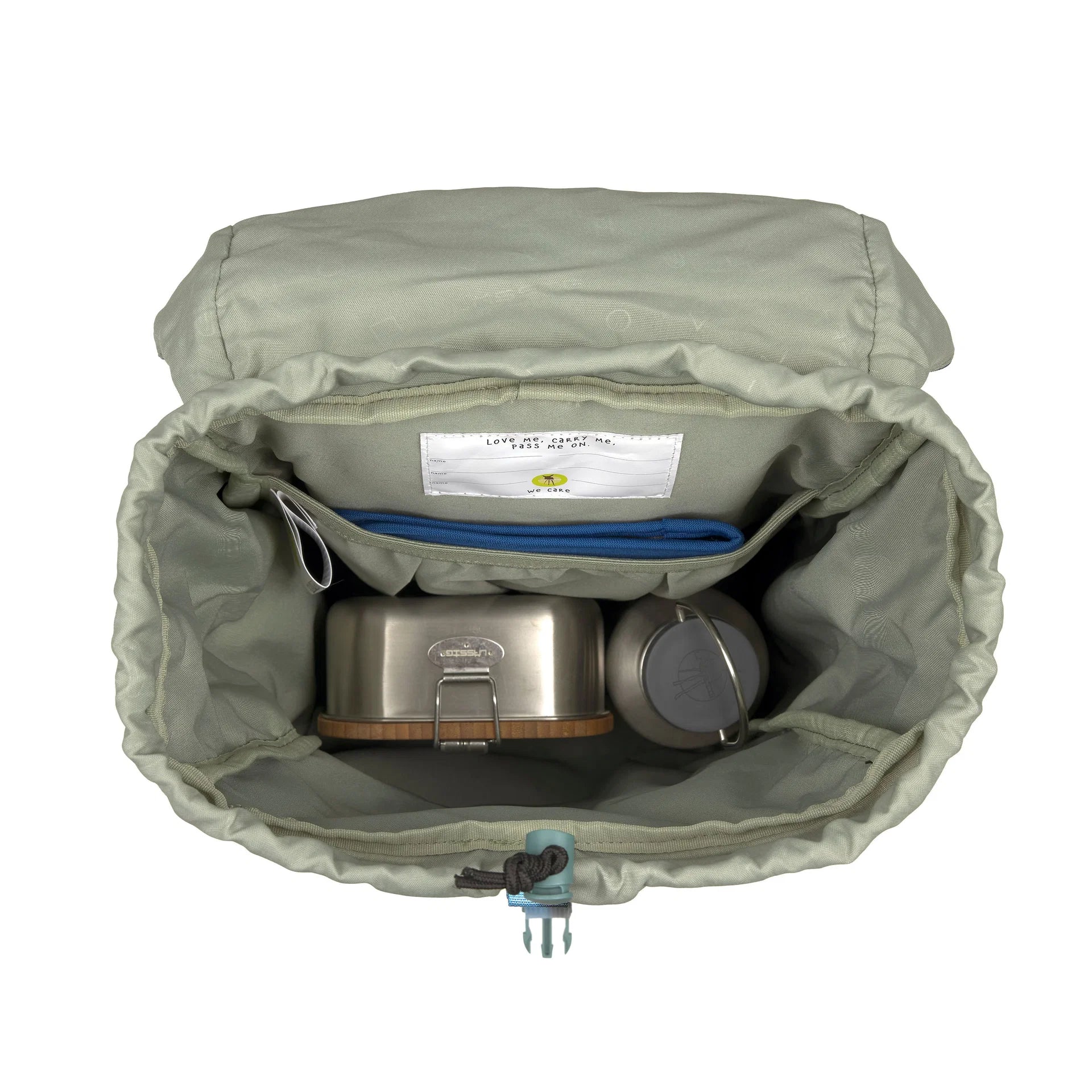 Lässig Wanderrucksack Unique 14 L in Blau-Grün mit ergonomischen Schultergurten