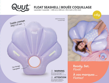 Quut - Inflatable Seashell Float - Verpakking-shell