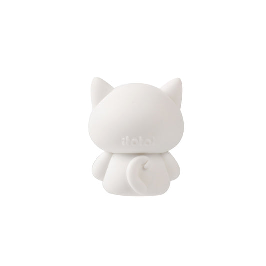 3D-Radiergummi Katze, Rückseite mit itotal-Prägung