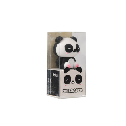 3D-Radiergummi Panda in der durchsichtigen Schachtel
