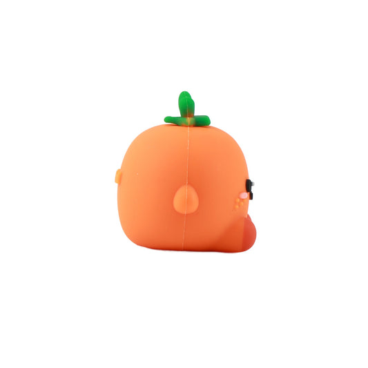 3D-Radiergummi Orange, Seitenansicht