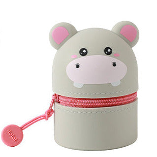 i-Total - Mini-Silikon-Etui - Hippo