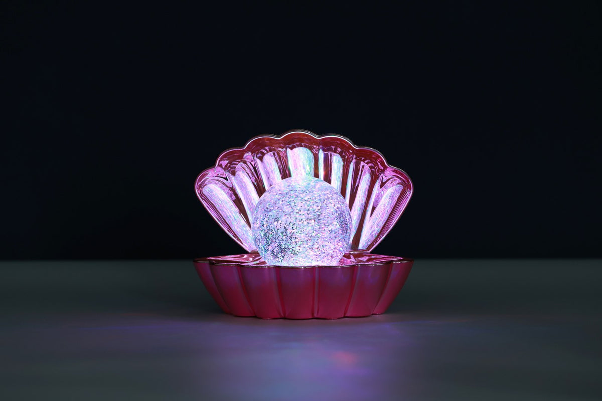 i-Total - Muschel-Lampe - metallic rosa - XL2930E (6)