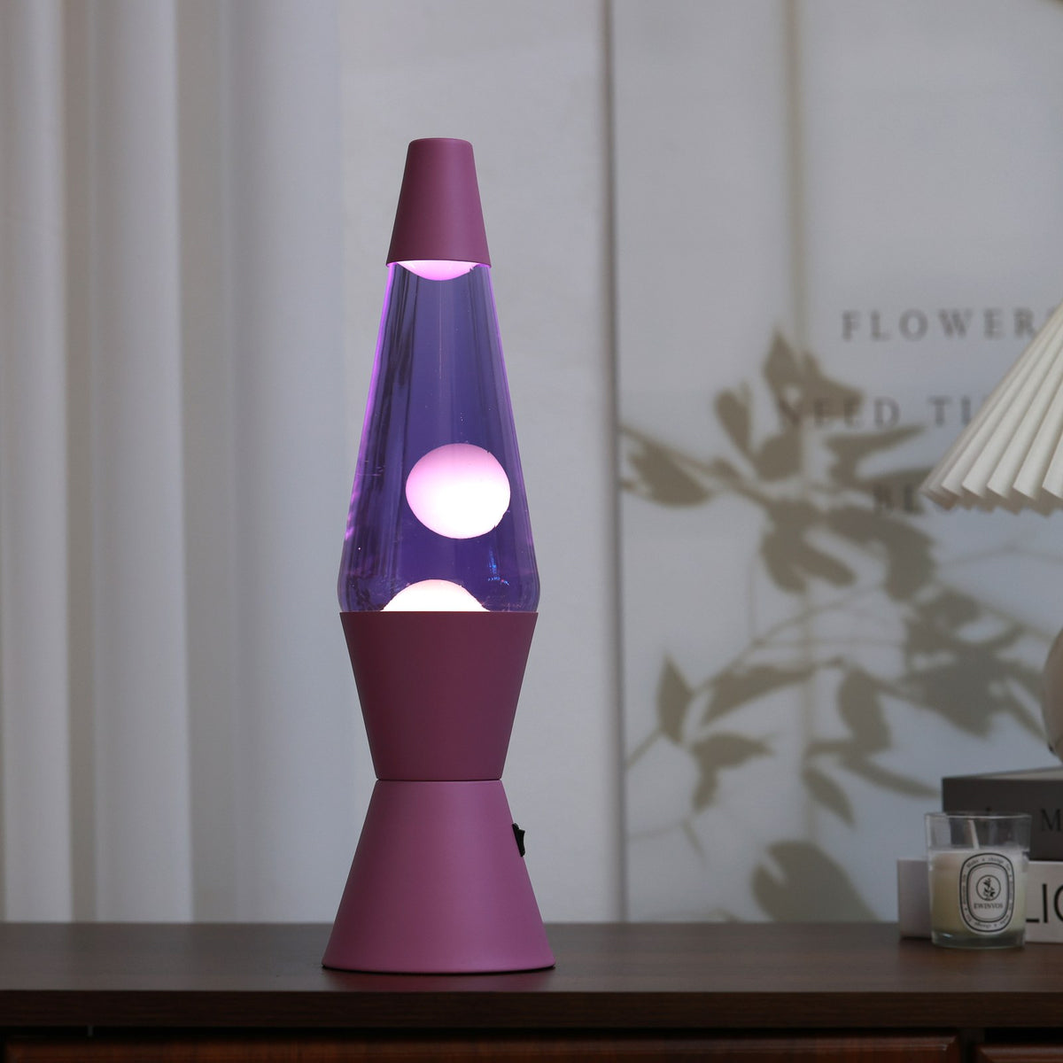 i-Total - Spaceship LED-Lavalampe - violett - XL3331 (2)