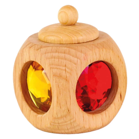 Holz-Zahndose von Bauspiel aus massivem Holz in natürlicher Verarbeitung