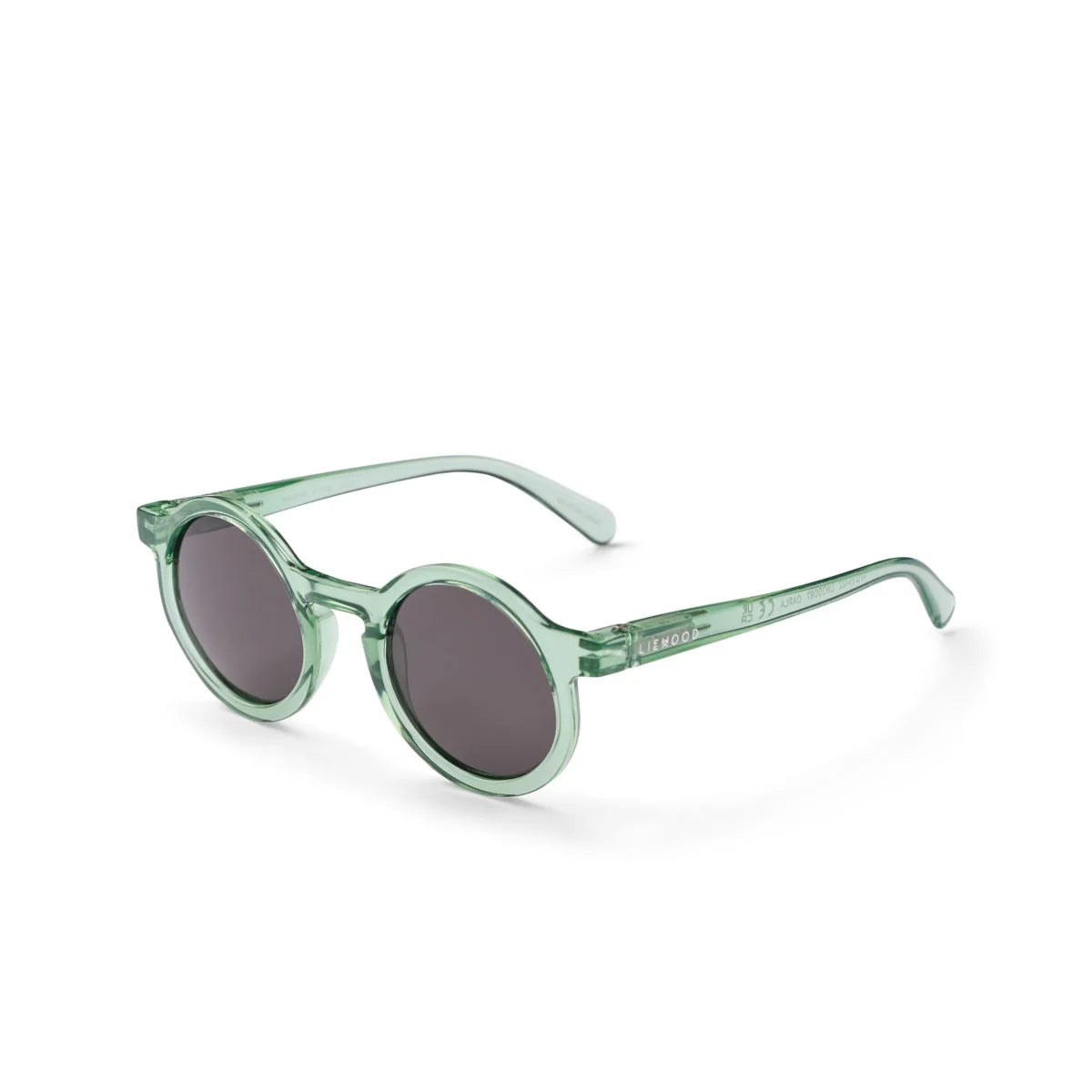 Liewood Darla Junior Sonnenbrille mit rundem Rahmen in Pfefferminz-Transparent