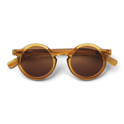 Liewood DARLA Sonnenbrille für Kleinkinder mit rundem Rahmen in transparentem Mustard