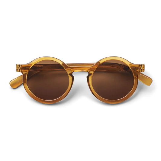 Liewood DARLA Sonnenbrille für Kleinkinder mit rundem Rahmen in transparentem Mustard