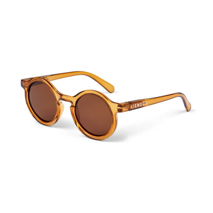 Liewood DARLA Sonnenbrille für Kleinkinder mit rundem Rahmen in transparentem Mustard