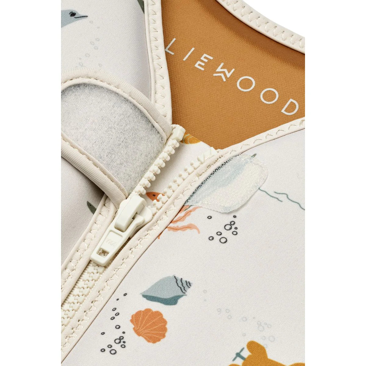 Dove Schwimmweste Liewood aus Neopren mit Meeresmuster für Kinder 11-15kg