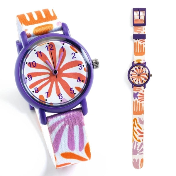 Djeco - ticlock - Armbanduhr - Blätter