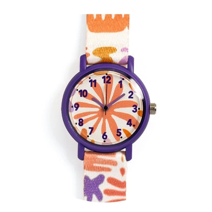 Djeco - ticlock - Armbanduhr - Blätter