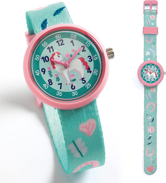 Djeco - ticlock - Armbanduhr - Pferd