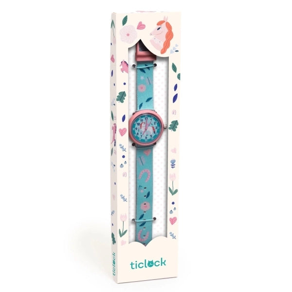 Djeco - ticlock - Armbanduhr - Pferd