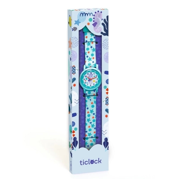 Djeco - ticlock - Armbanduhr - Seepferdchen