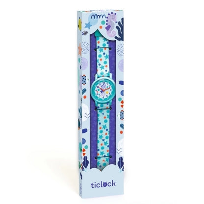 Djeco - ticlock - Armbanduhr - Seepferdchen