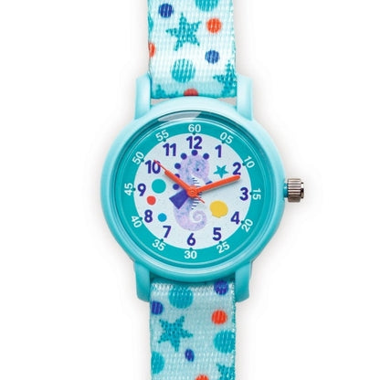 Djeco - ticlock - Armbanduhr - Seepferdchen
