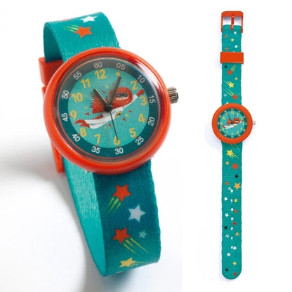 Djeco - ticlock - Armbanduhr - Superheld
